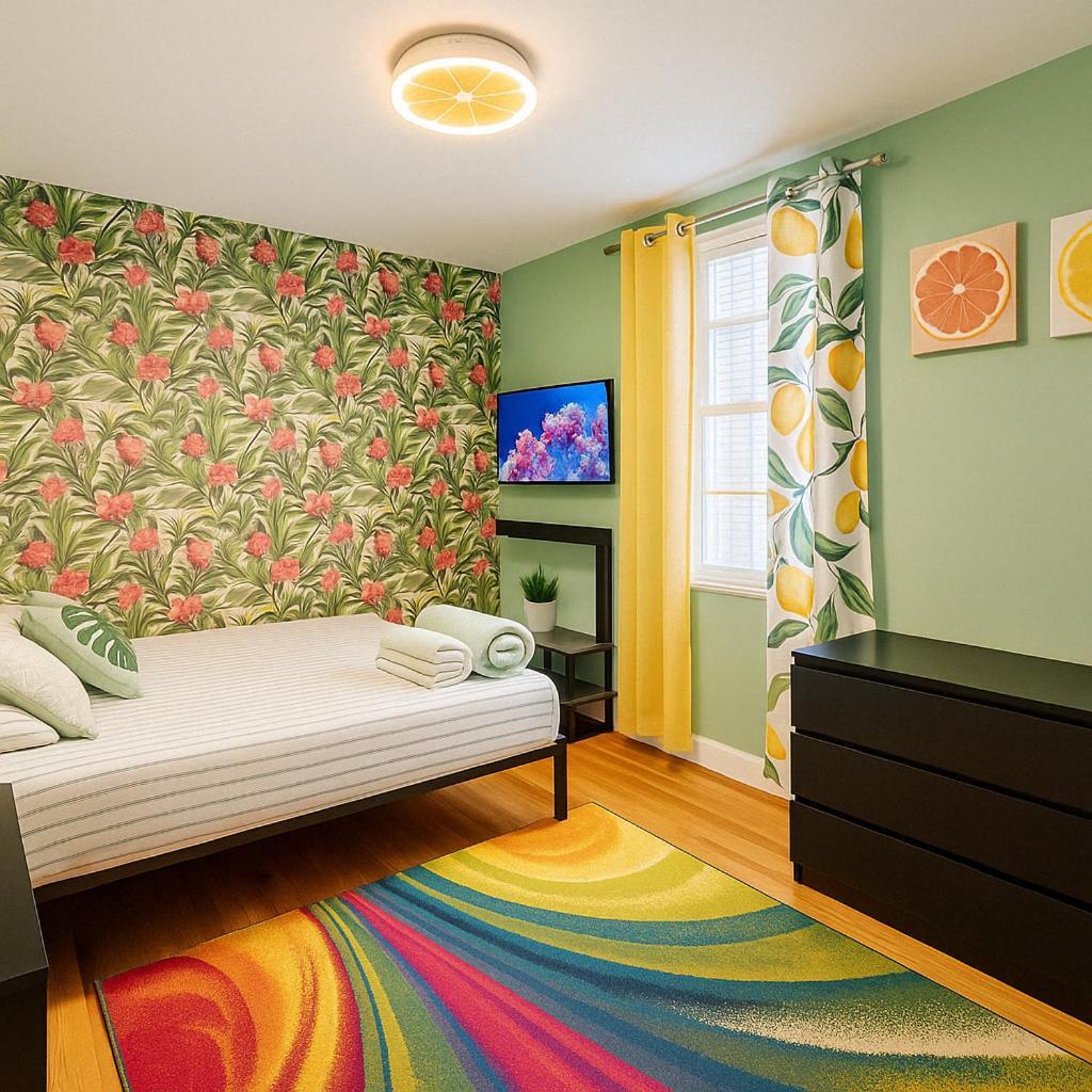 Tropical Comfort Room In Harlem Cozy Stay With Snacks & Style New York Esterno foto
