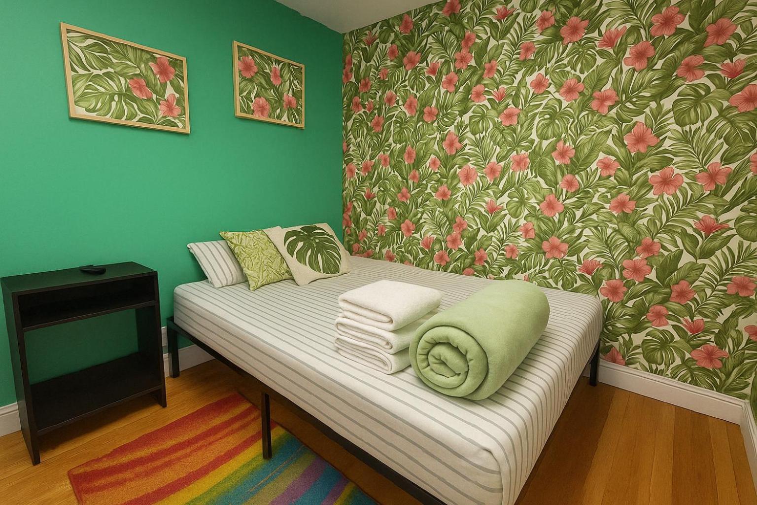 Tropical Comfort Room In Harlem Cozy Stay With Snacks & Style New York Esterno foto